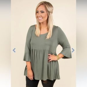 Chic Soul Emerald Blouse